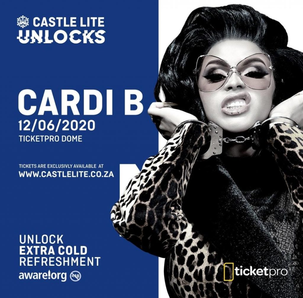 Castle Lite Unlock Cardi B