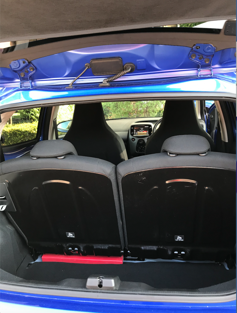 Peugeot 108 active boot space