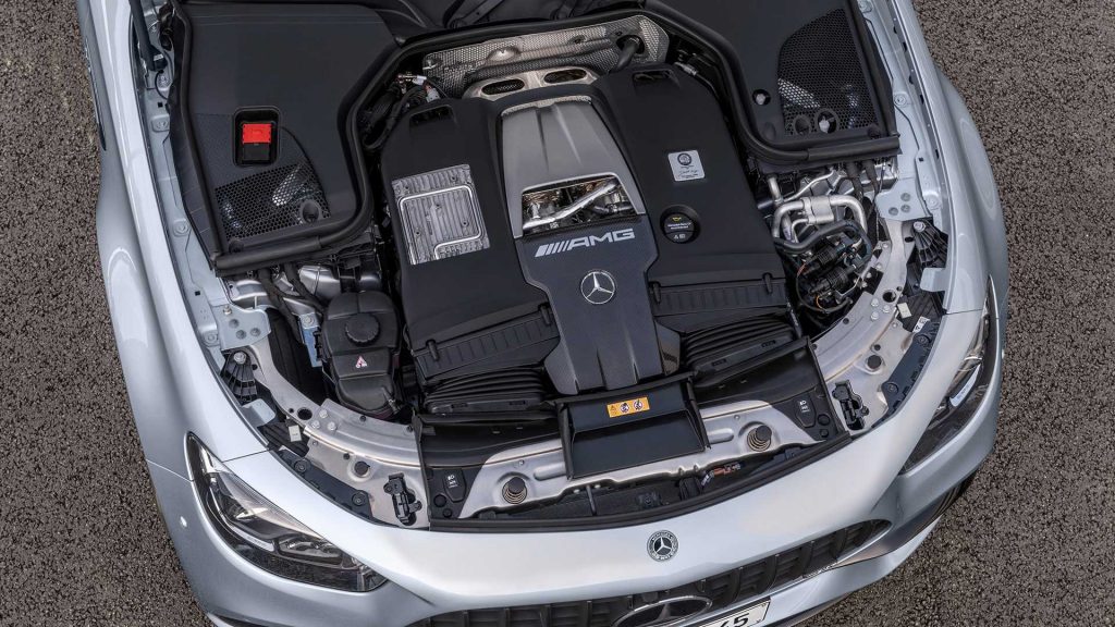 Mercedes Benz AMG E63 Engine 