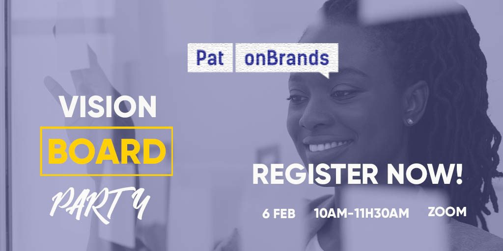 Pat on brands vision board