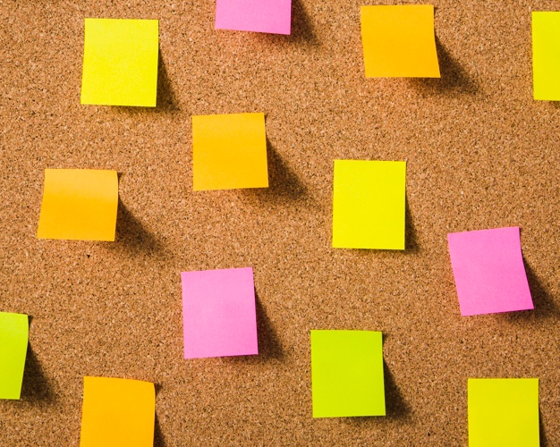 sticky notes
