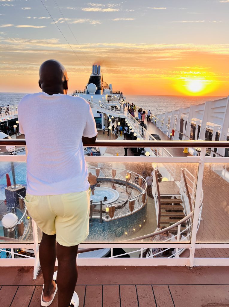 Pat Mahlangu on MSC Cruise