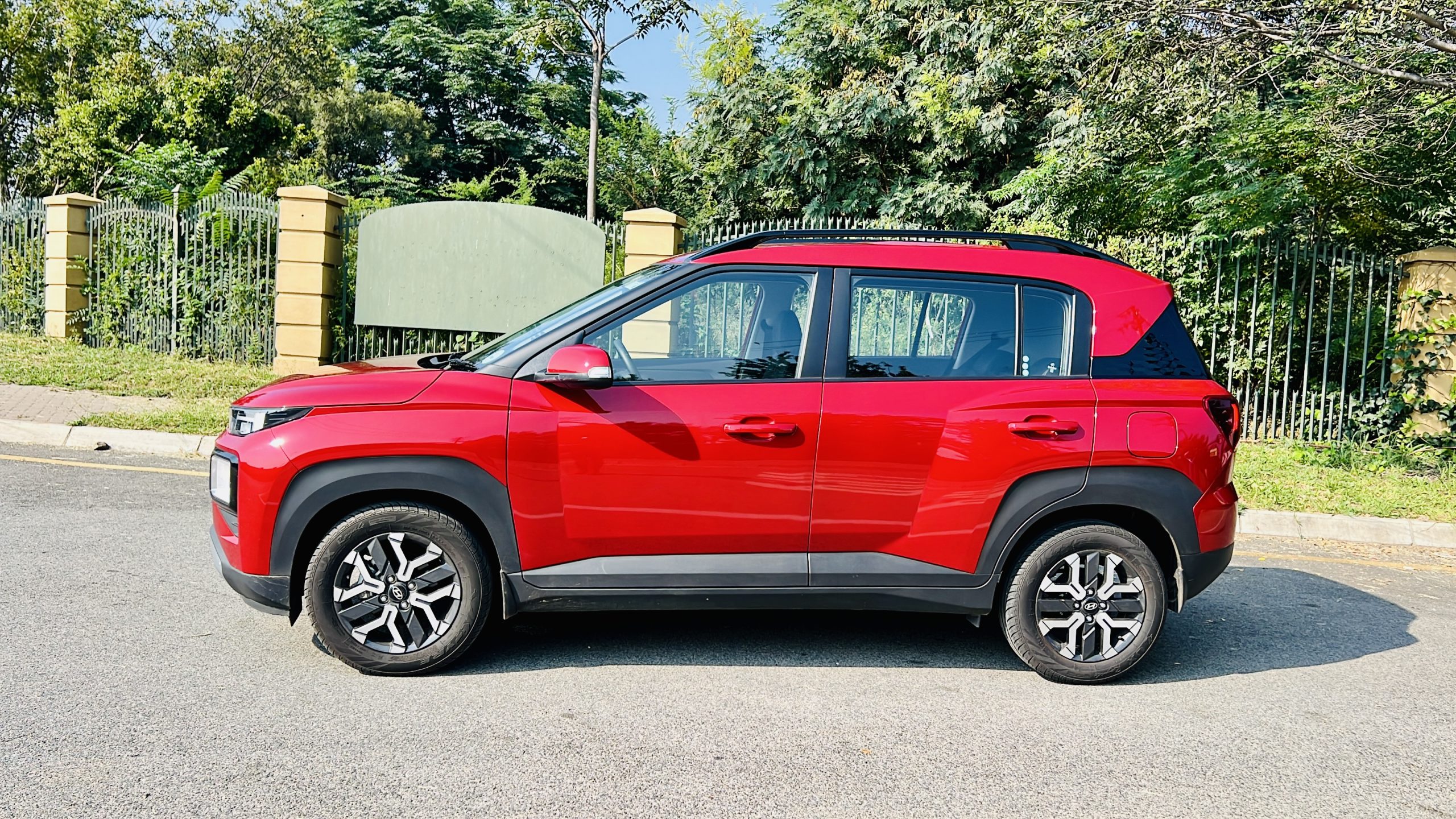 Red Hyundai Exter