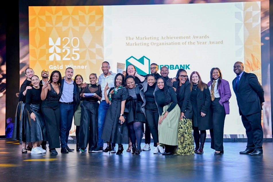 Nedbank Marketing Team on stage