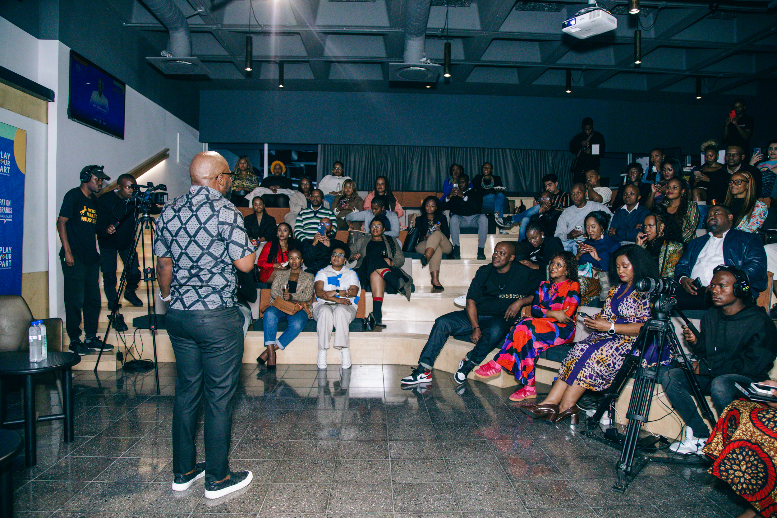 Pat Mahlangu at the Pat on Brands Dialogues Pat Mahlagu