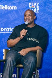 Sbusiso Kumalo speaking at the Pat on Brands: The Evolution of Heritage Brands