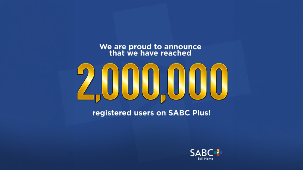 SABC Plus Reaches 2 Million Registered Users