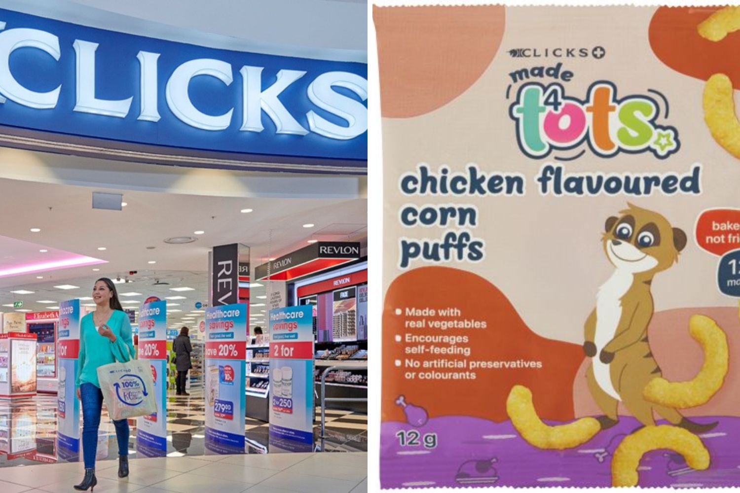 Clicks recalls Made 4 Tots Corn Puffs