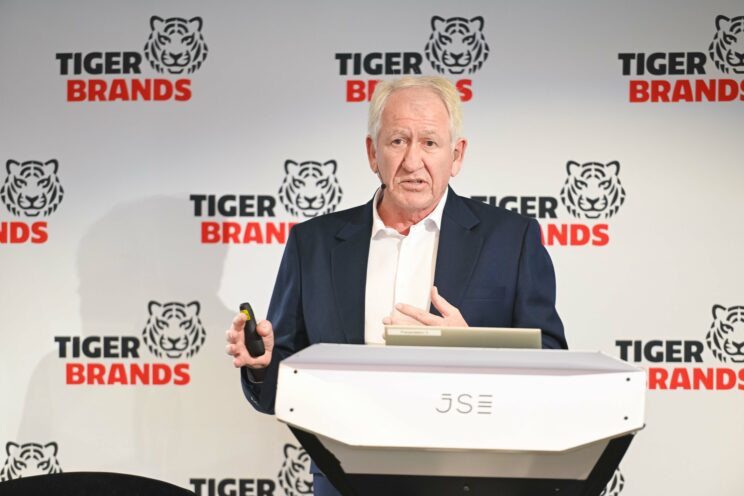 Tiger Brands CEO Tjaart Kruger.