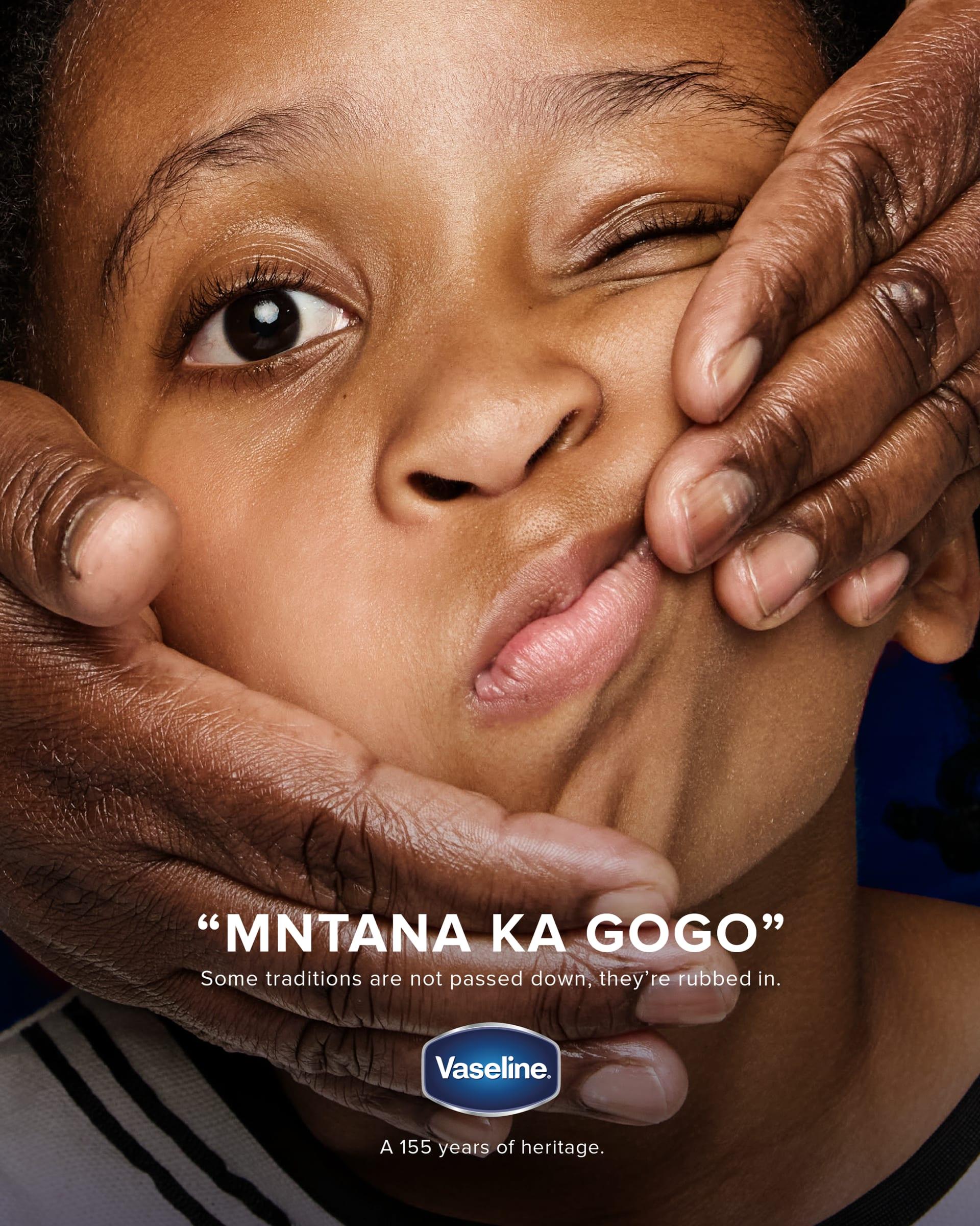 The campaign celebrated the role of gogos in South African families.