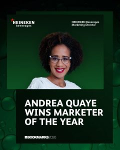 Andrea Quaye named Marketer of the Year at the 2026 Bookmark Awards