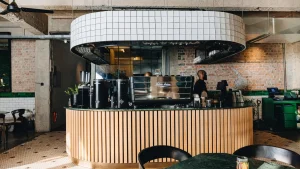 Naked Coffee Restaurant interior featuring the brand’s distinctive design style
