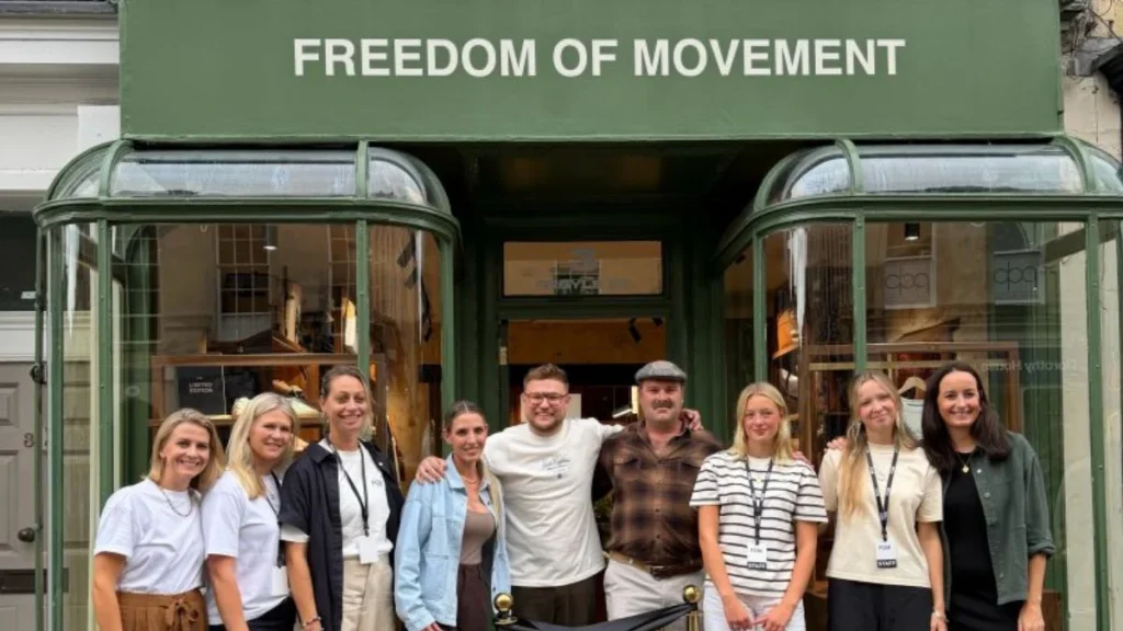 Freedom of Movement first international store in Bath