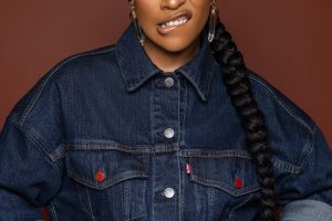 Nomzamo Mbatha Levi’s collaboration showcasing personalised denim details