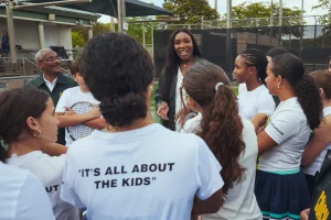 Lacoste Foundation 20th anniversary campaign supporting Tennis South Africa with Venus Williams