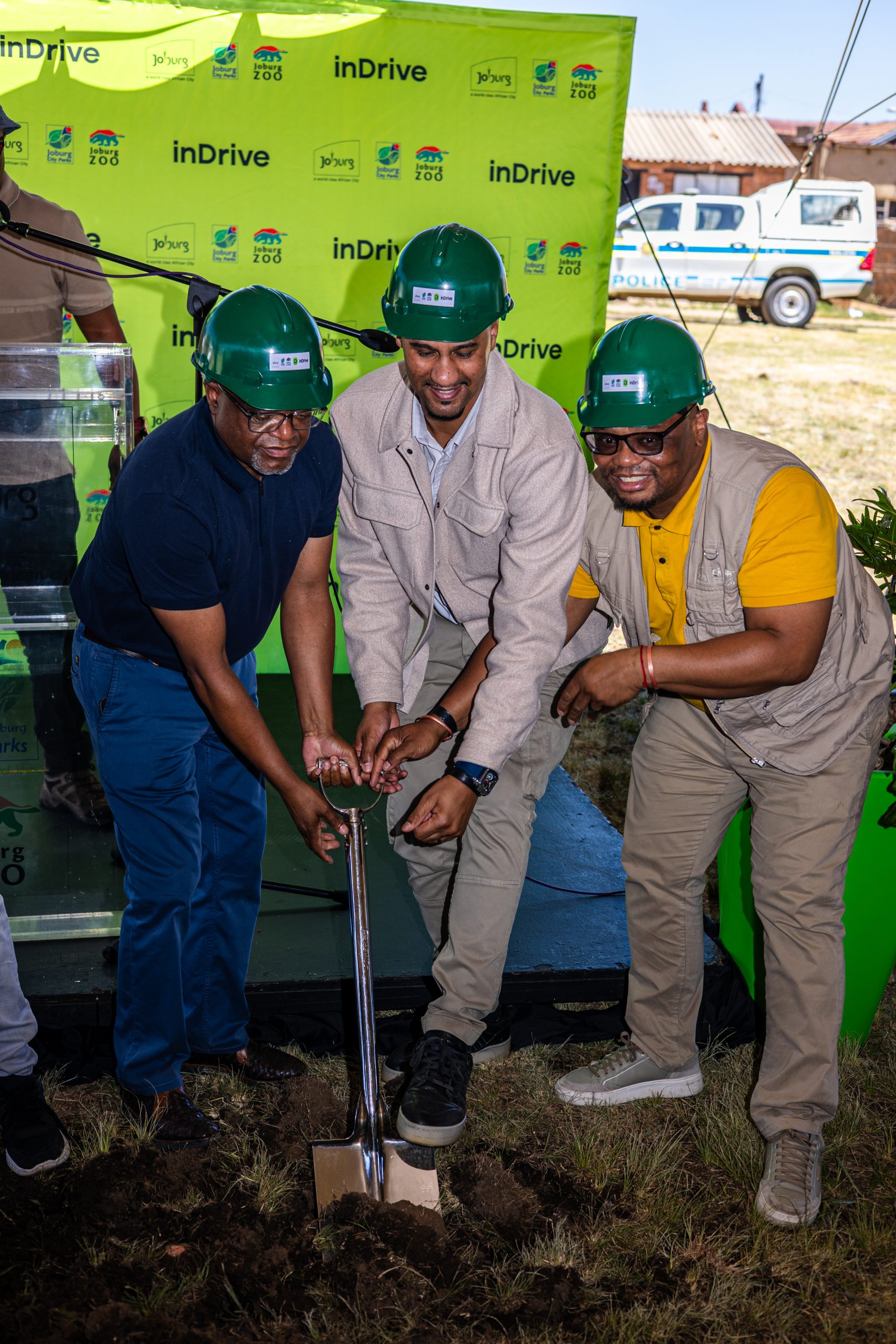 Undeveloped site in Naledi, Soweto, designated for a new community park supported by inDrive