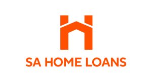 Refreshed SA Home Loans corporate logo featuring an orange house-shaped symbol and company name
